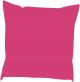 Kissenhülle UNI - Farbe Pink - 40 cm x 40 cm mit Reißverschluss