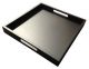 1er Tablett Edition – in für Hocker POMP - massiv schwarz lackiert
