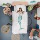 Snurk Kinder Bettwäsche Mermaid Meerjungfrau 135 x 200 cm