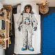 Snurk Kinder-Bettwäsche Astronaut 135 x 200 cm inkl. Kopfkissenbezug