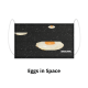 Design Mund-Nase-Bedeckung - Eggs in Space von Snurk