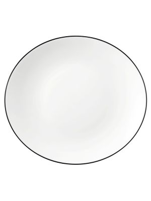 Porzellan - Modern Life - Black Line - Speiseteller oval 29 cm