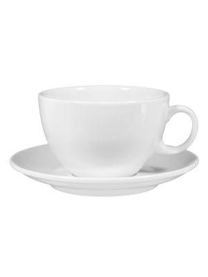 Porzellan - Modern Life - UNI - Milchkaffeetasse 0,37 mit Untertasse